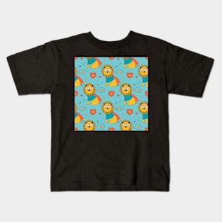 Lion superhero Kids T-Shirt